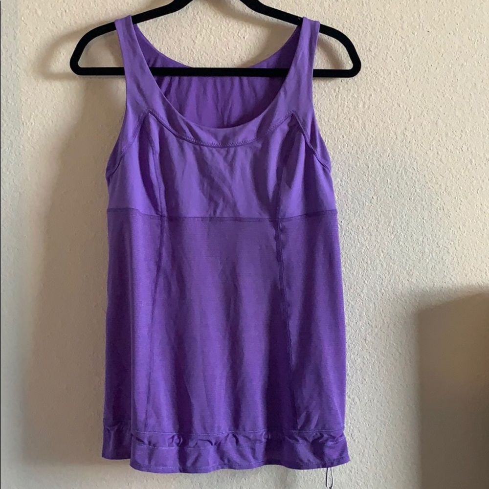 Purple loose fit lululemon tank